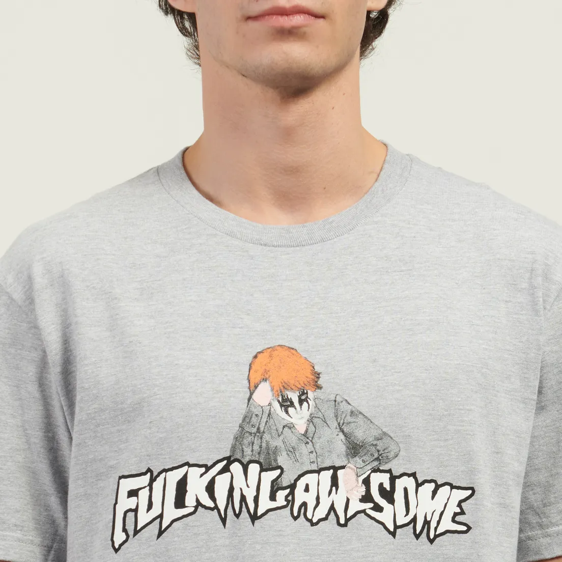 Fucking Awesome Мужская футболка Aidan Painting Stamp Logo