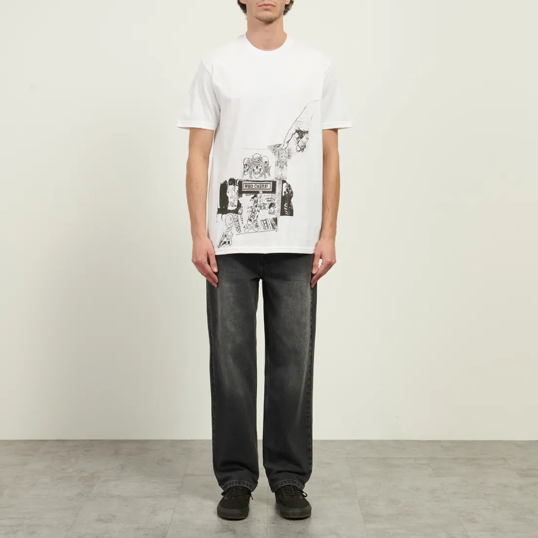 Fucking Awesome Мужская футболка Who Cares