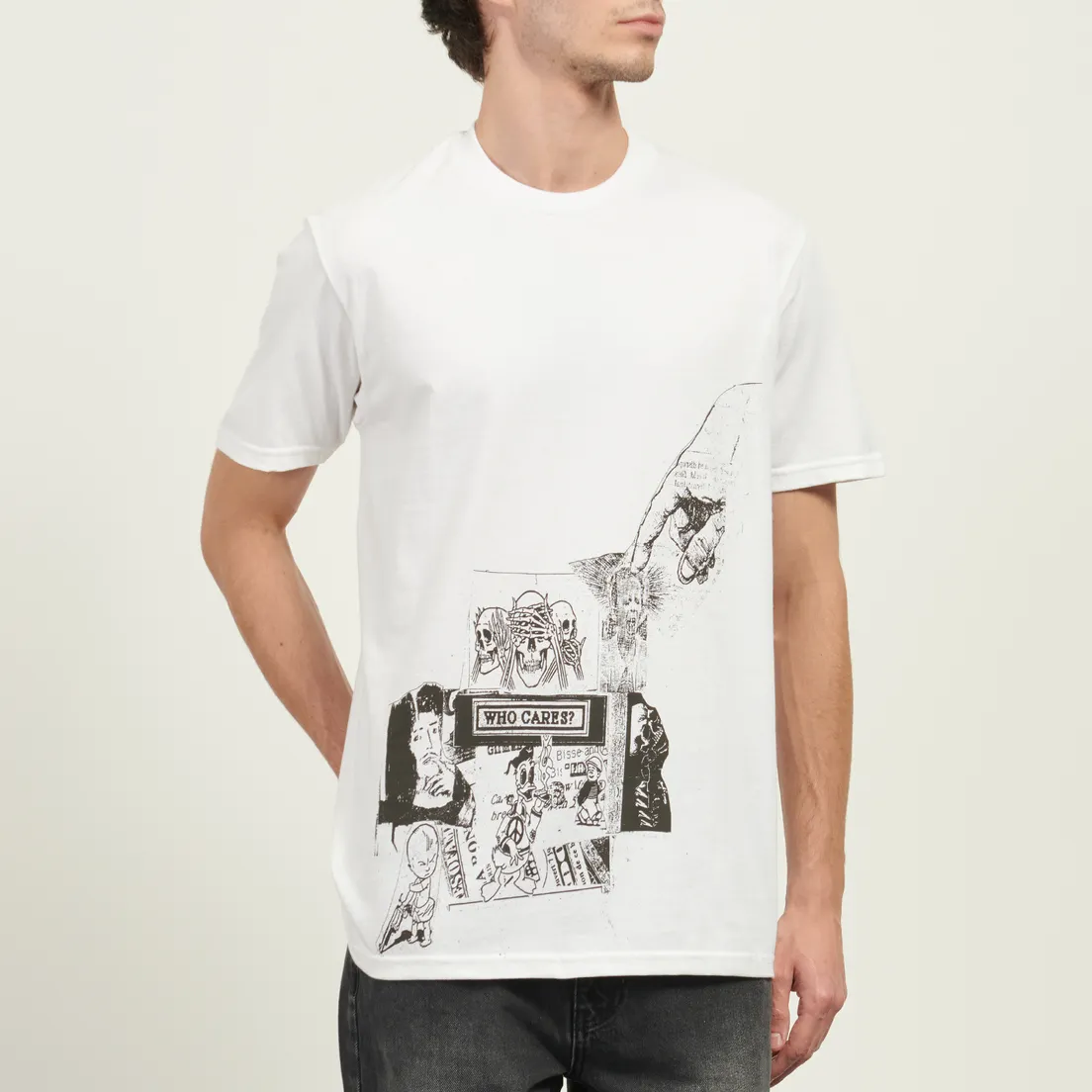 Fucking Awesome Мужская футболка Who Cares