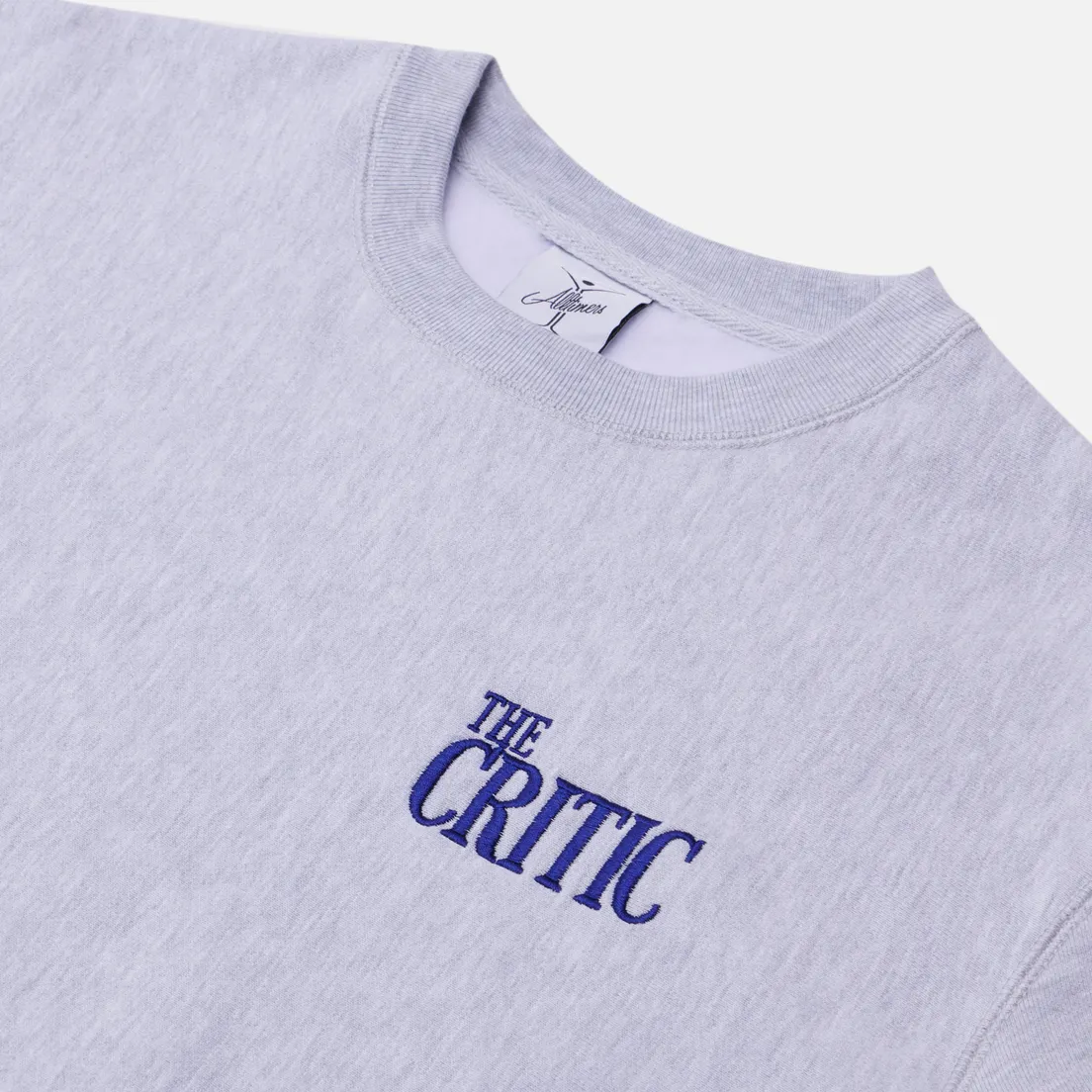 Alltimers Мужская толстовка The Critic Heavyweight Embroidered Crew Neck