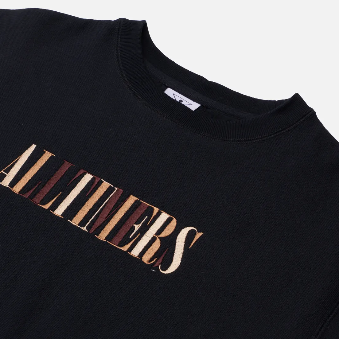 Alltimers Мужская толстовка Midtown Heavyweight Embroidered Crew Neck