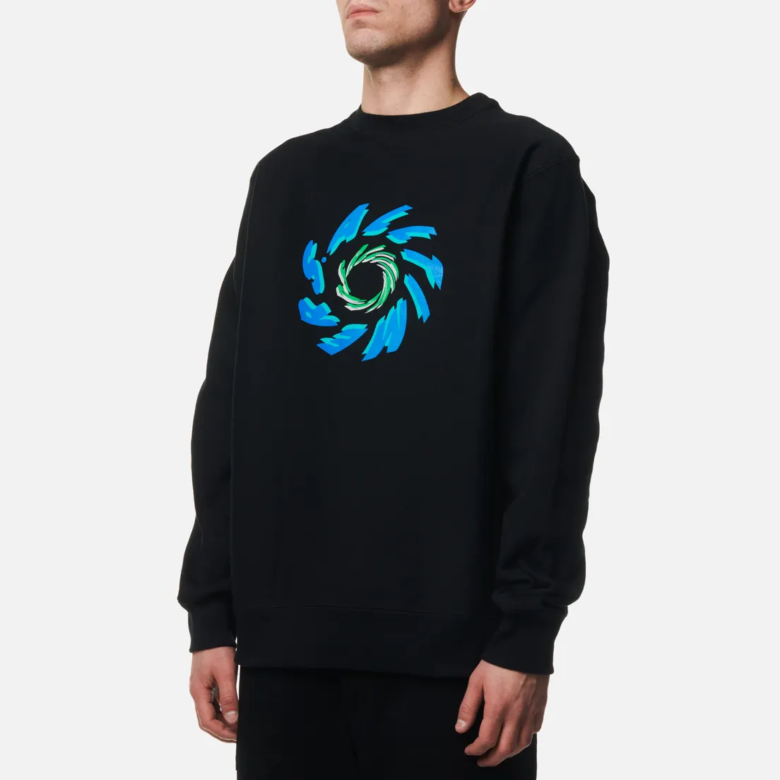 Alltimers Мужская толстовка Spin Cycle Heavyweight Crew Neck