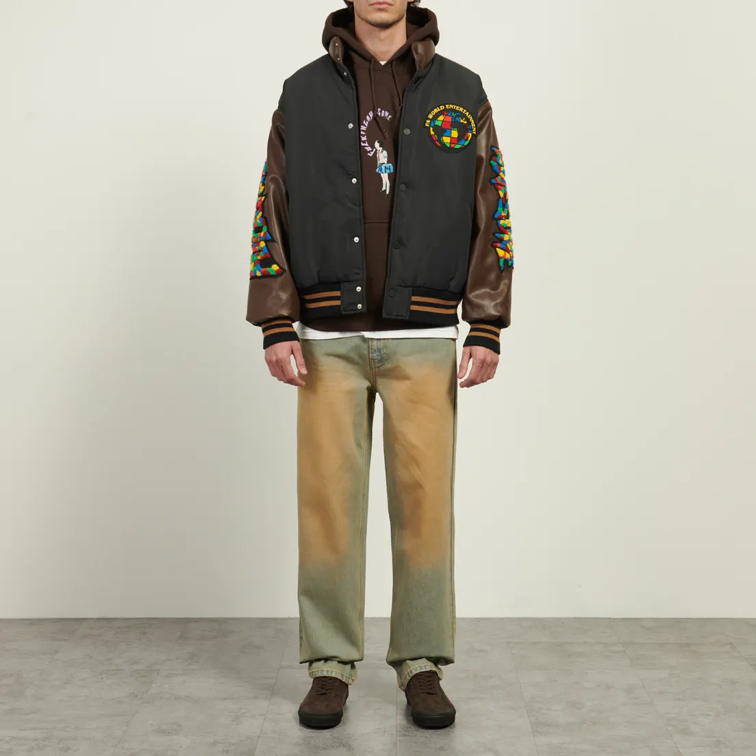 Fucking Awesome Мужская демисезонная куртка Gum Stamp Chenniele Varsity Puffer