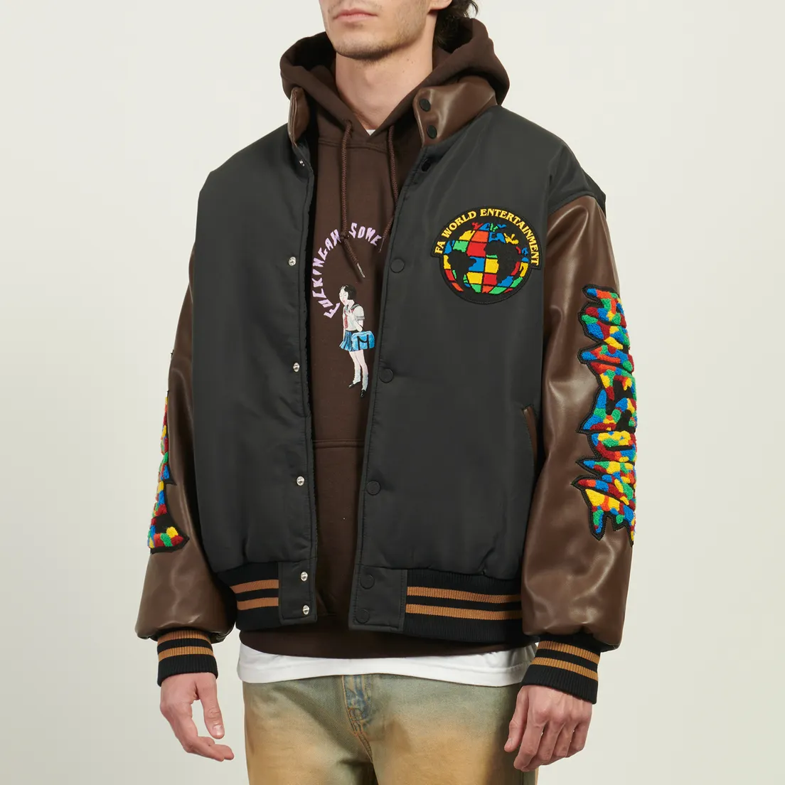 Fucking Awesome Мужская демисезонная куртка Gum Stamp Chenniele Varsity Puffer