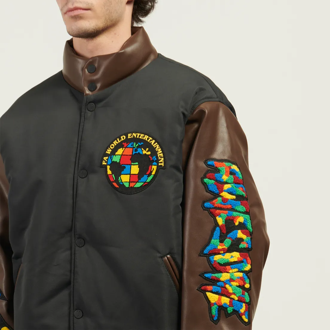 Fucking Awesome Мужская демисезонная куртка Gum Stamp Chenniele Varsity Puffer