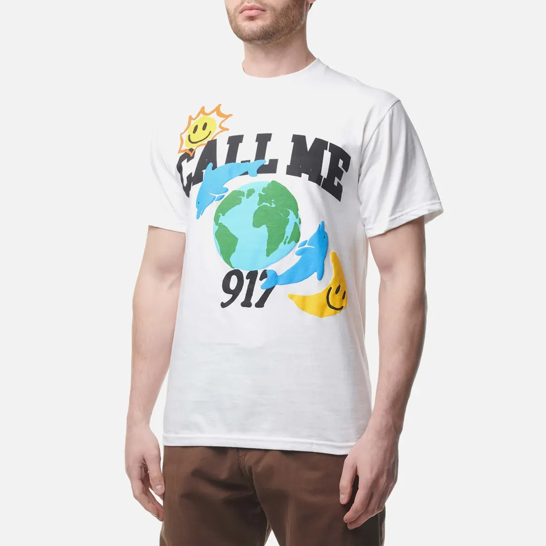 Call Me 917 Мужская футболка Call Me World