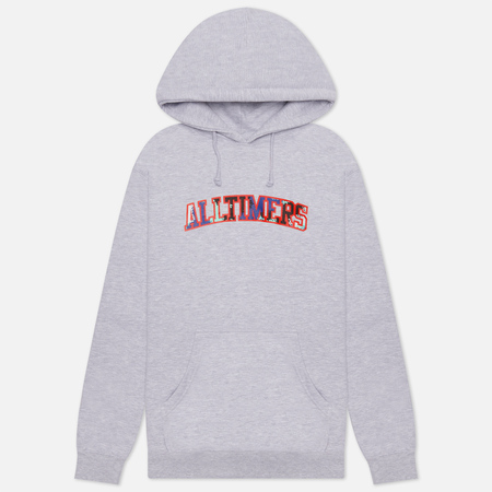 Мужская толстовка Alltimers City College Hoodie, цвет серый, размер M