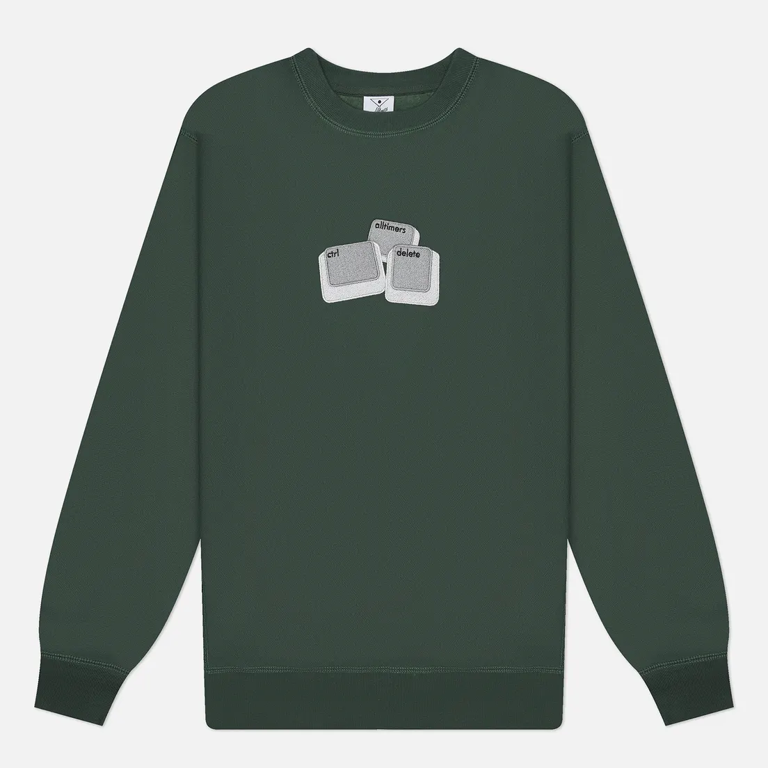Alltimers Мужская толстовка Delete Embroidered Crew Neck