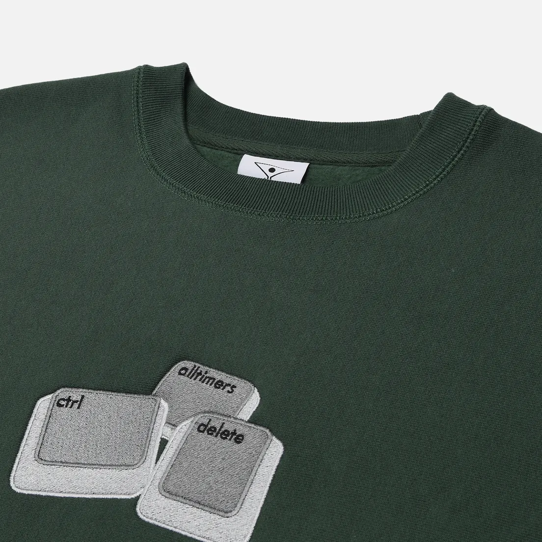 Alltimers Мужская толстовка Delete Embroidered Crew Neck