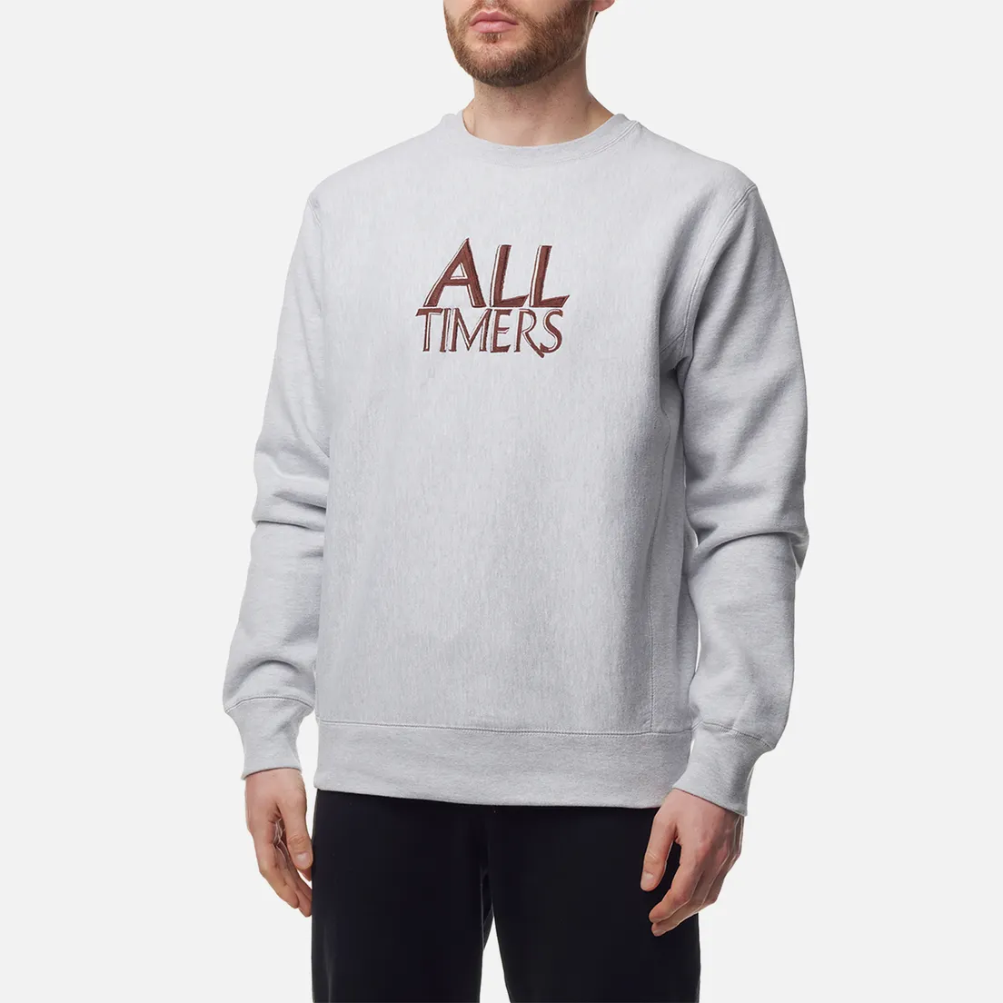 Alltimers Мужская толстовка Taverna Embroidered Crew Neck