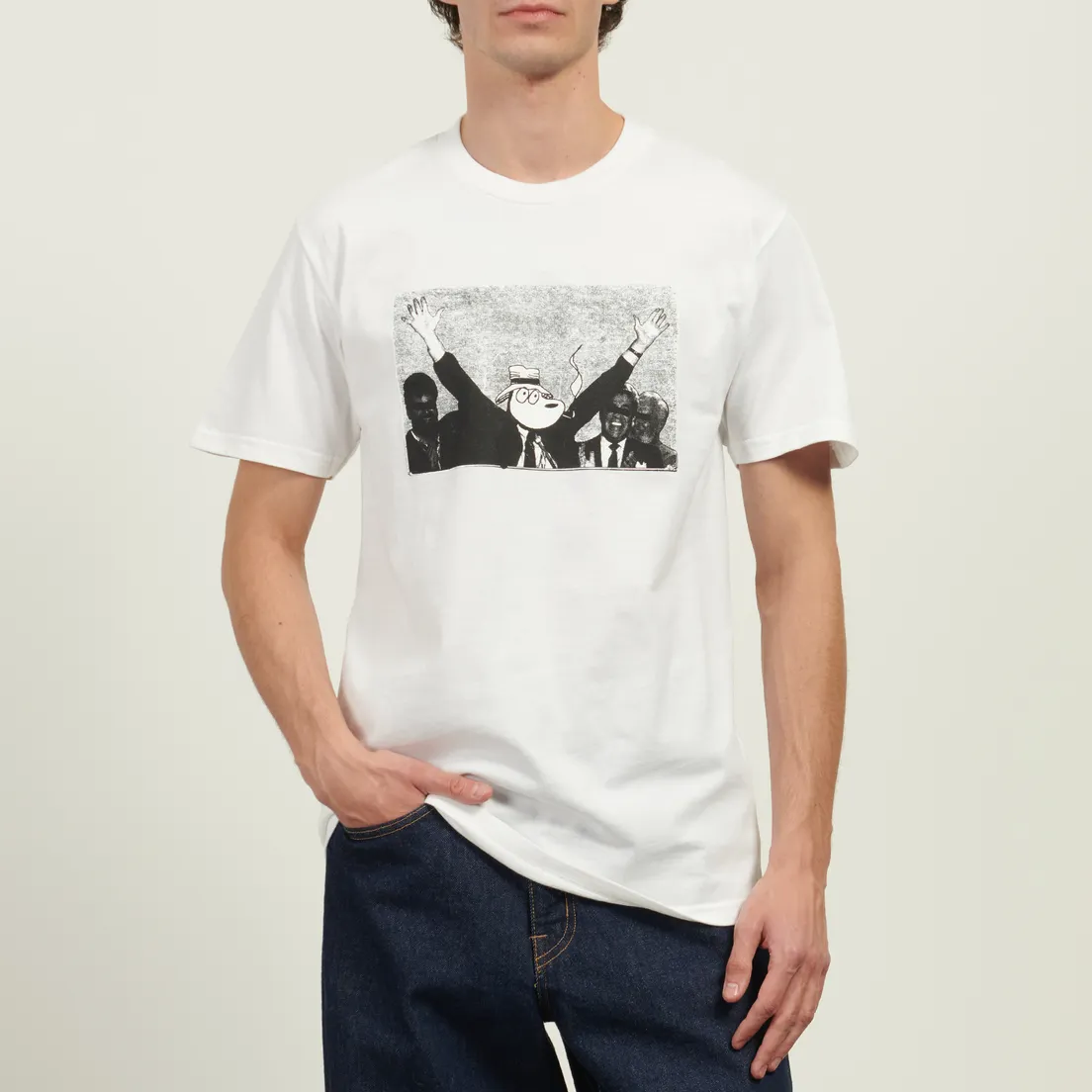 Fucking Awesome Мужская футболка Nobody For President