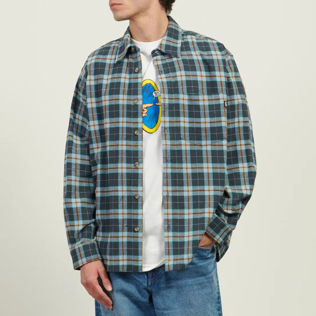 Fucking Awesome Мужская рубашка Lightweight Flannel