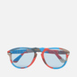 Солнцезащитные очки Persol x JW Anderson 649 Red And Blue Spotted/Blue Vintage фото - 0