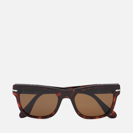 фото Солнцезащитные очки persol po3269s polarized, цвет коричневый, размер 52mm