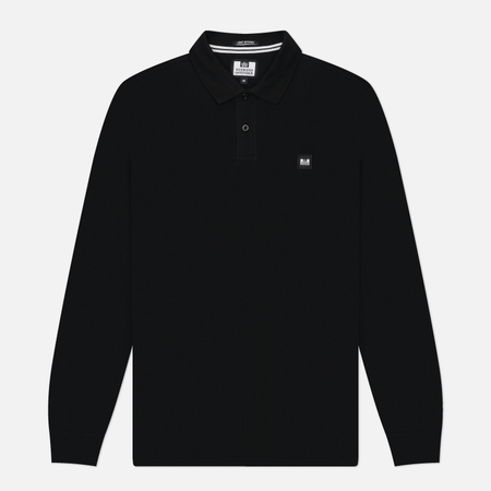 Мужской лонгслив Weekend Offender Tunbridge Polo, цвет чёрный, размер XXXL