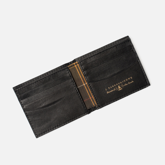 Подарочный набор Barbour Leather Belt/Wallet Black
