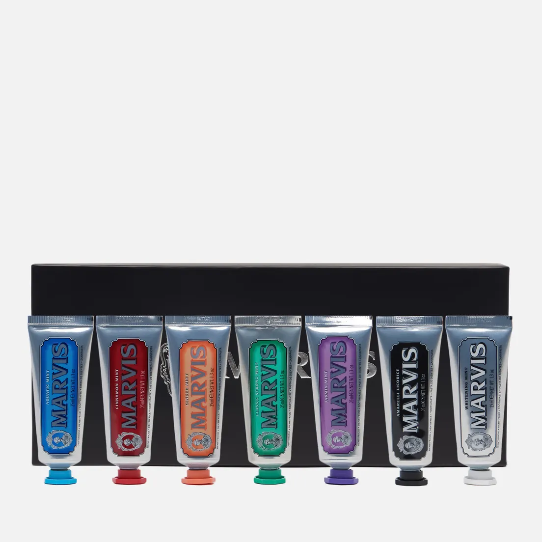 Marvis Подарочный набор Gift Set Black 7-pcs Travel Size