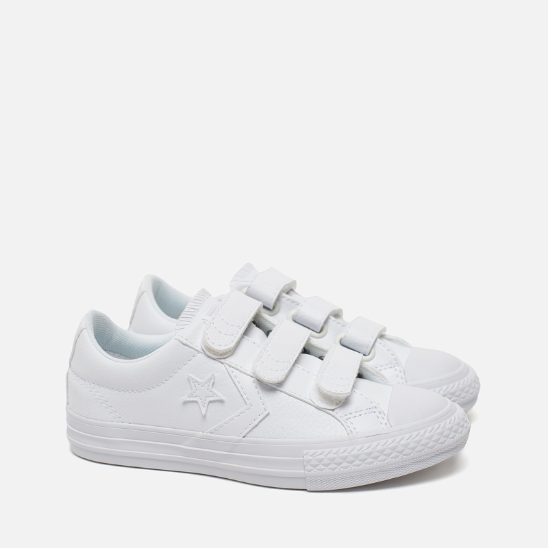 converse star player junior white