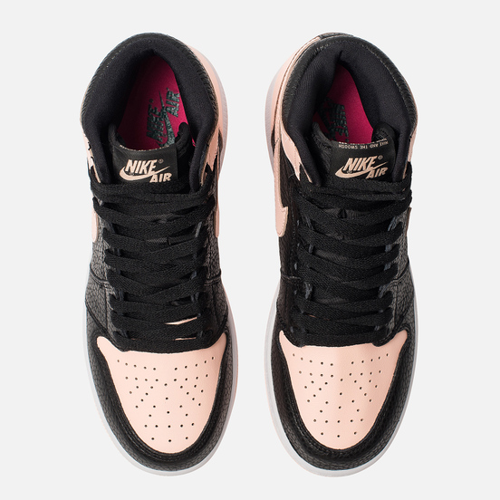 Подростковые кроссовки Jordan Air Jordan 1 Retro High OG GS Black/Crimson Tint/White/Hyper Pink
