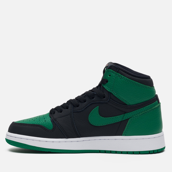 Подростковые кроссовки Jordan Air Jordan 1 Retro High OG GS Black/Pine Green/White/Gym Red