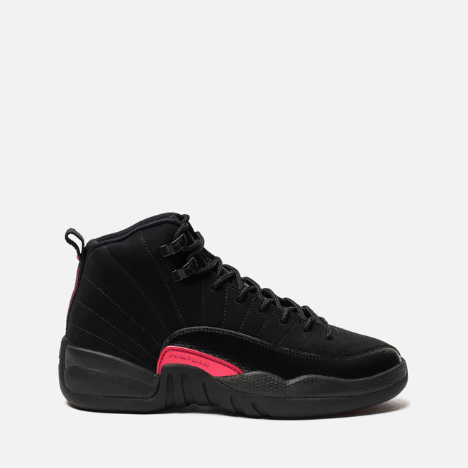 Подростковые кроссовки Jordan Air Jordan 12 Retro GS Black/Dark Grey/Rush Pink