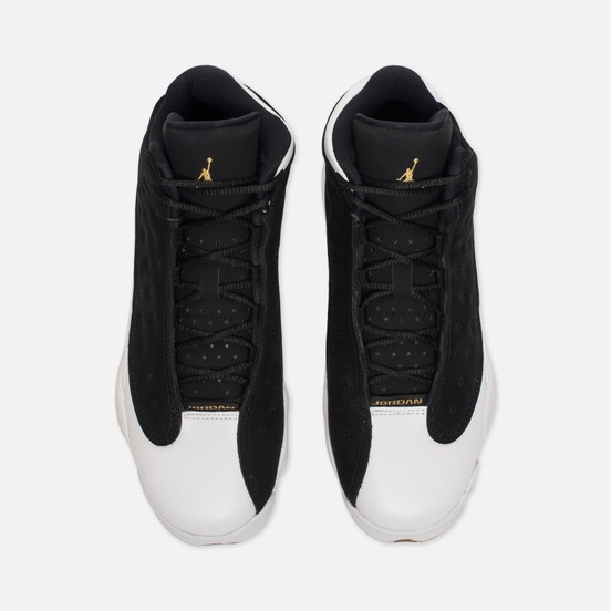 Подростковые кроссовки Jordan Air Jordan 13 Retro GS Black/Metallic Gold/White/Gum Medium Brown
