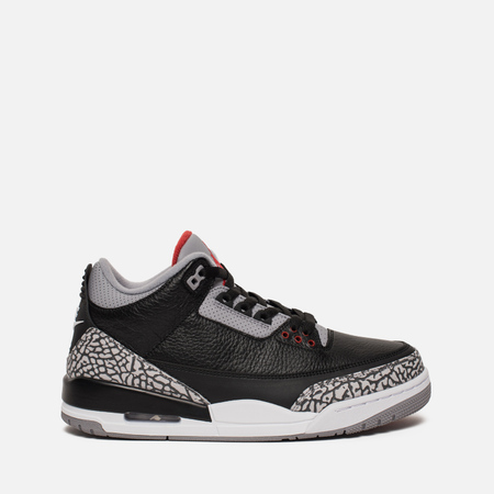 Подростковые кроссовки Jordan Air Jordan 3 Retro OG GS Black/Cement Grey/White/Fire Red