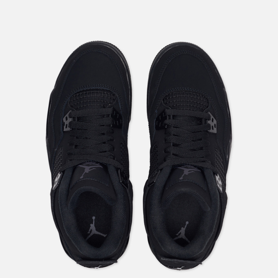 Подростковые кроссовки Jordan Air Jordan 4 Retro GS Black/Black/Light Graphite