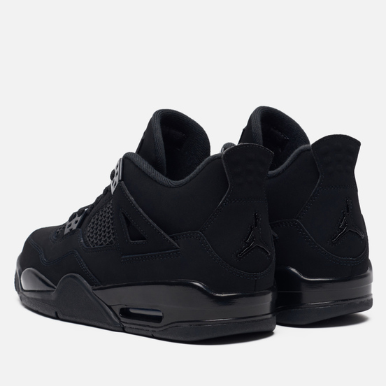 Подростковые кроссовки Jordan Air Jordan 4 Retro GS Black/Black/Light Graphite