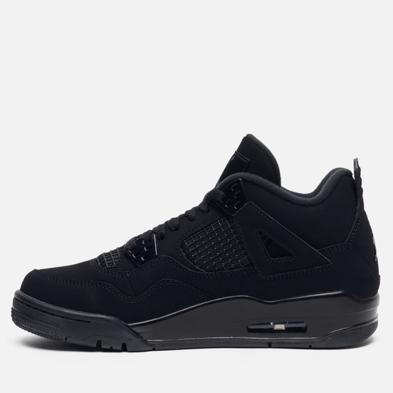Подростковые кроссовки Jordan Air Jordan 4 Retro GS Black/Black/Light Graphite
