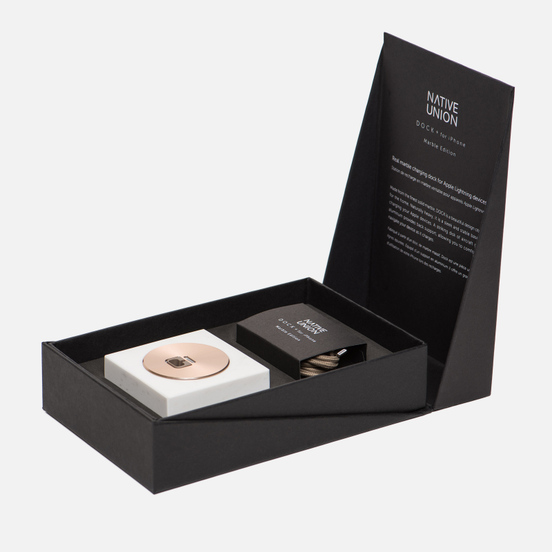 Подставка Native Union Dock And Apple Lightning 1.2m Marble White