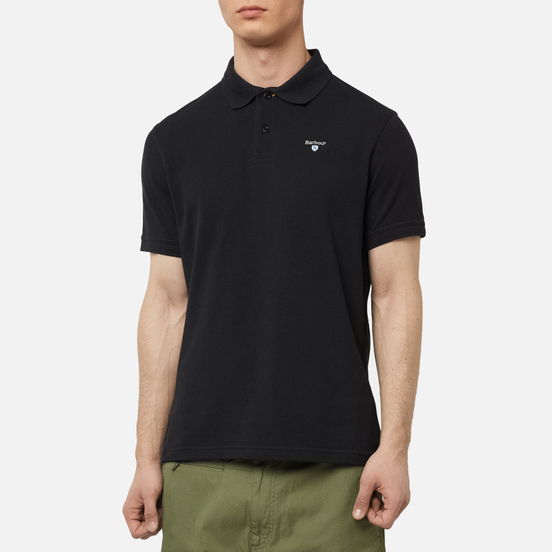 Мужское поло Barbour Sports Black
