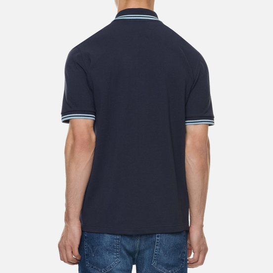 Мужское поло Fred Perry M12 Navy/Ice/Ice
