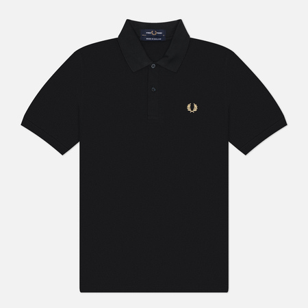  Мужское поло Fred Perry M3, цвет чёрный, размер 42