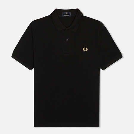   Brandshop Мужское поло Fred Perry M3, цвет чёрный, размер 36