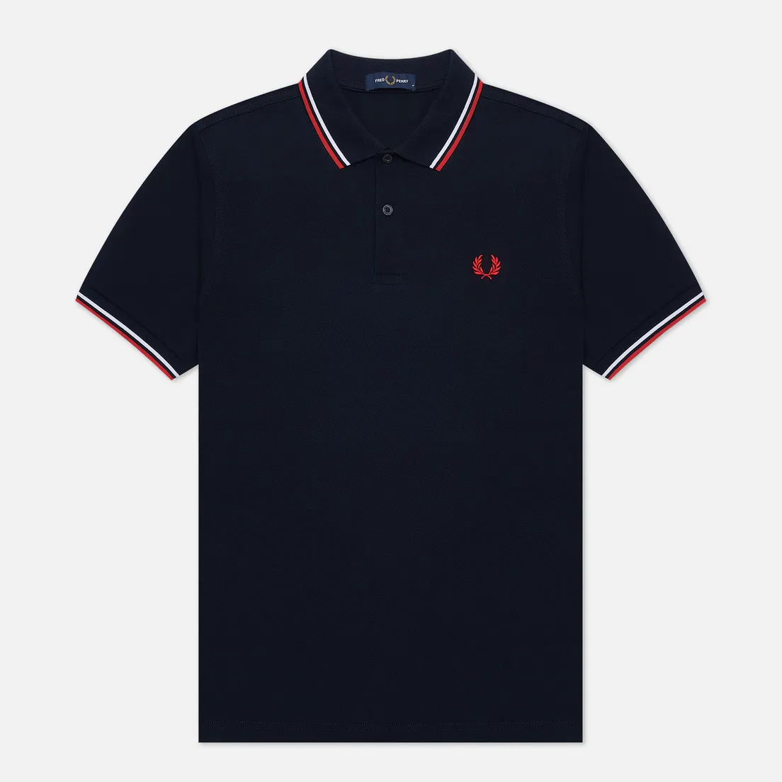 Fred Perry Мужское поло M3600 Twin Tipped