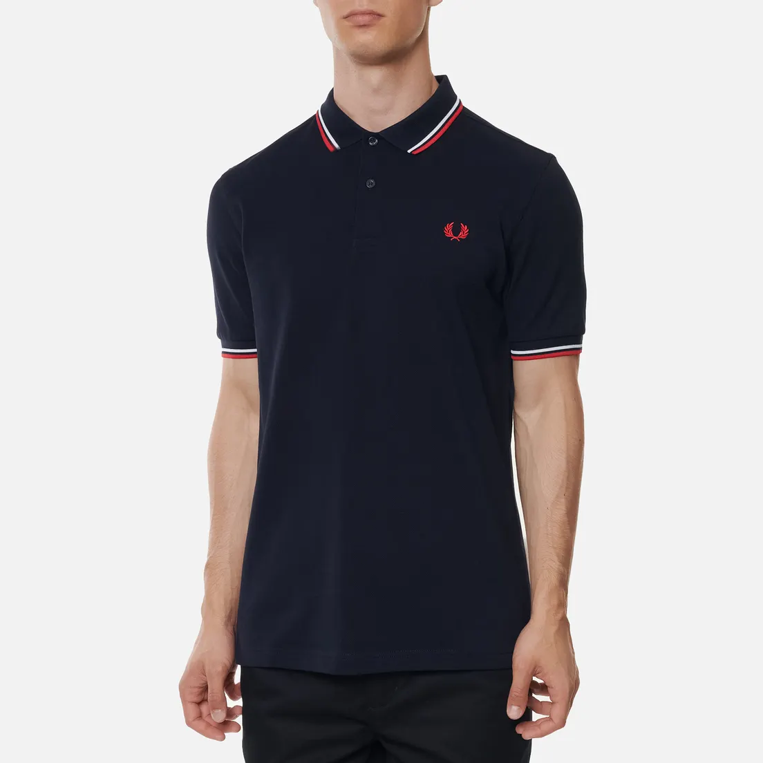 Fred Perry Мужское поло M3600 Twin Tipped