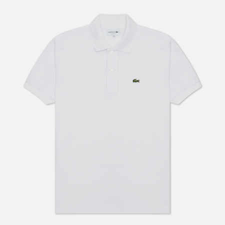 Мужское поло Lacoste L.12.12 Classic Fit, цвет белый, размер L