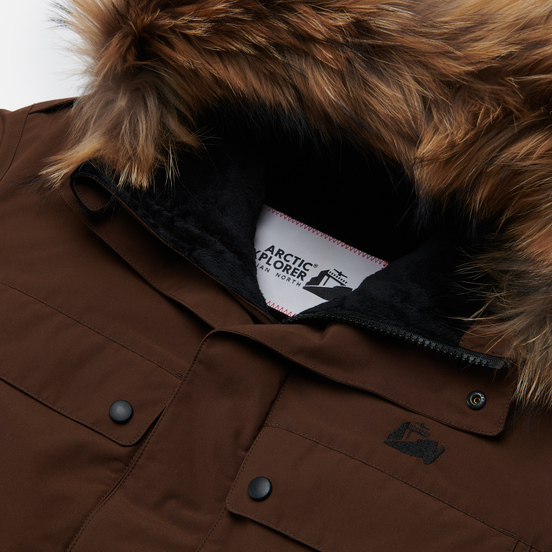 Мужская куртка парка Arctic Explorer Polus Cacao