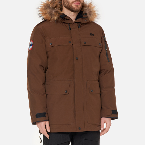 Мужская куртка парка Arctic Explorer Polus Cacao