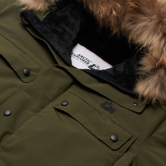 Мужская куртка парка Arctic Explorer Polus Khaki