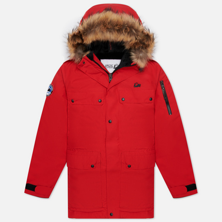 Мужская куртка парка Arctic Explorer Polus, цвет красный, размер 52