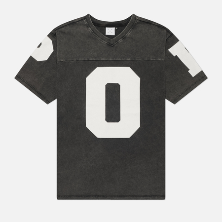 Мужская футболка Pop Trading Company Washed Football, цвет чёрный, размер L