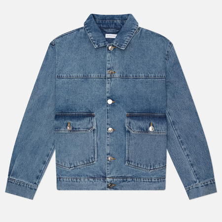 Мужская джинсовая куртка Pop Trading Company DRS Denim, цвет голубой, размер S