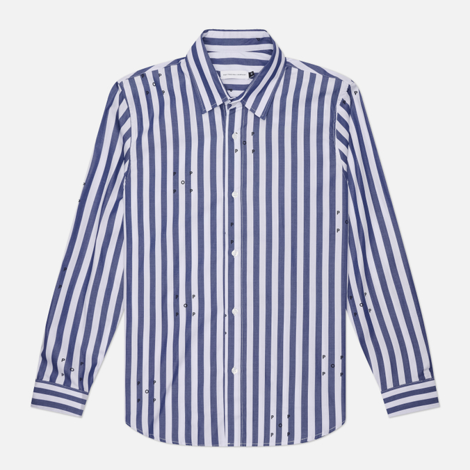 Мужская рубашка Pop Trading Company Logos Stripe