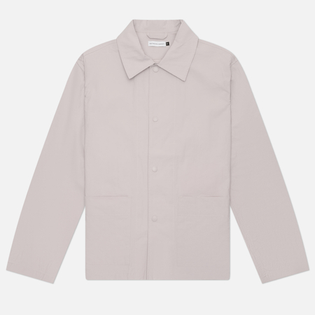 Мужская рубашка Pop Trading Company Beattie Overshirt, цвет серый, размер M