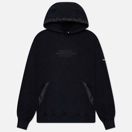 фото Мужская толстовка peaceful hooligan paxton hoodie, цвет чёрный, размер s