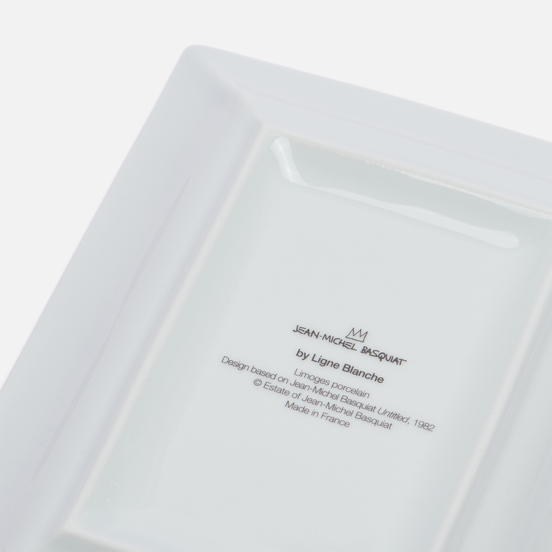 Поднос Ligne Blanche Jean-Michel Basquiat Yellow Crown & Bone