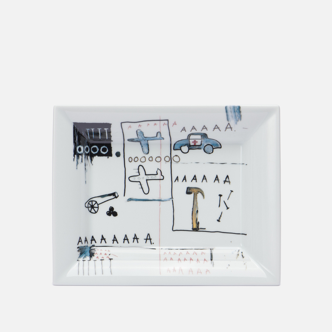 Ligne Blanche Поднос Jean-Michel Basquiat AAA