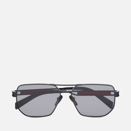 Солнцезащитные очки Prada Linea Rossa 51ZS 1BO02G Polarized, цвет чёрный, размер 59mm